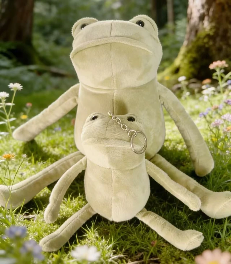 Llavero peluche rana para regalar