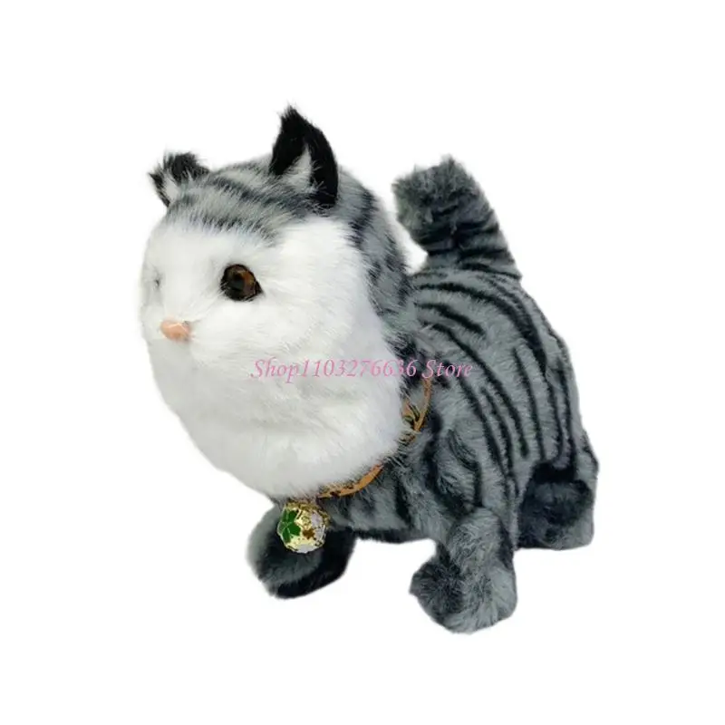Peluche de gato interactivo con sonido y movimiento para juegos - imagen 2