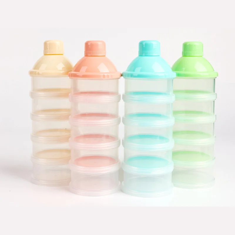 Contenedor de leche en polvo infantil desmontable, caja de aperitivos - imagen 5