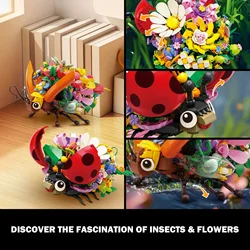 Bloques de Construcción Insectos y Flores – Juguete Educativo DIY