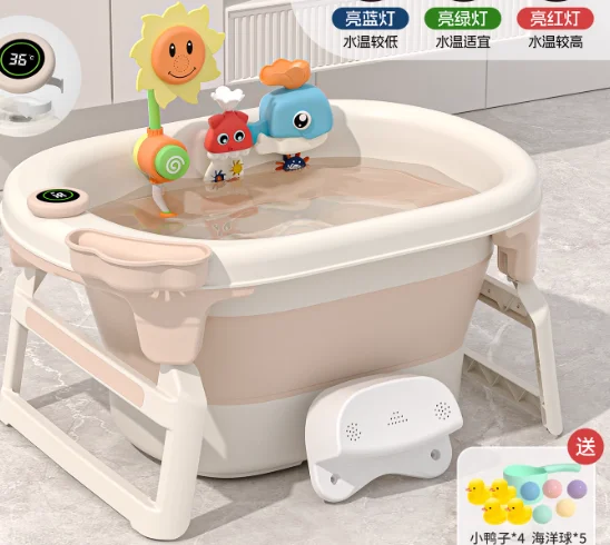 Bañera plegable portátil para bebé recién nacido - Cómoda y práctica - imagen 3