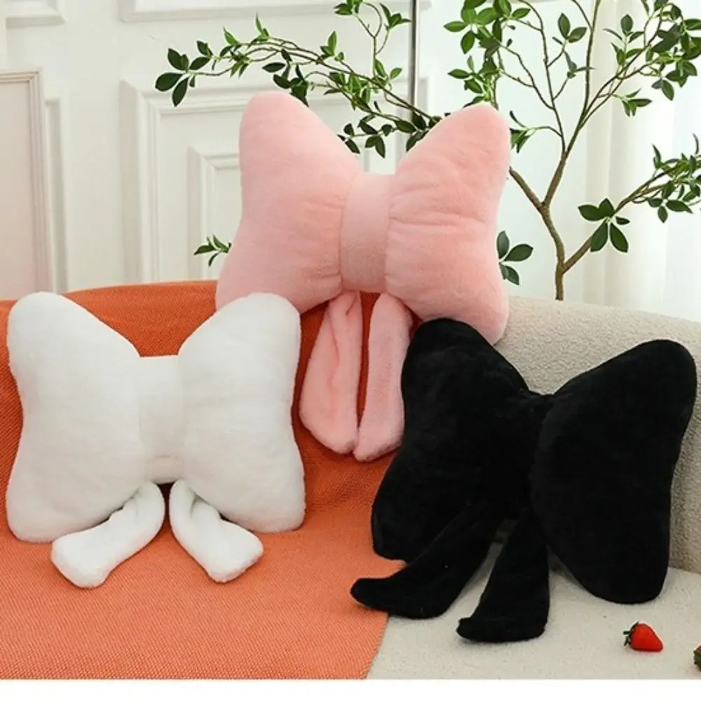 Almohada de peluche con lazo para asiento infantil suave cómoda - imagen 3