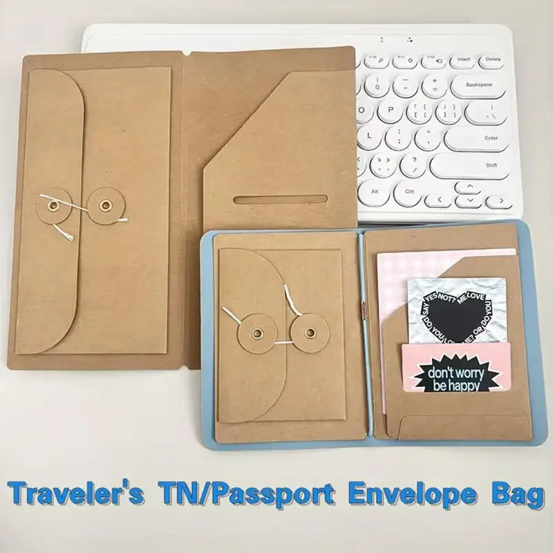 Bolsa organizadora tipo sobre para guardar documentos y entradas - imagen 2