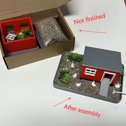 Kit de jardín zen DIY para escritorio con arena y paisaje mini
