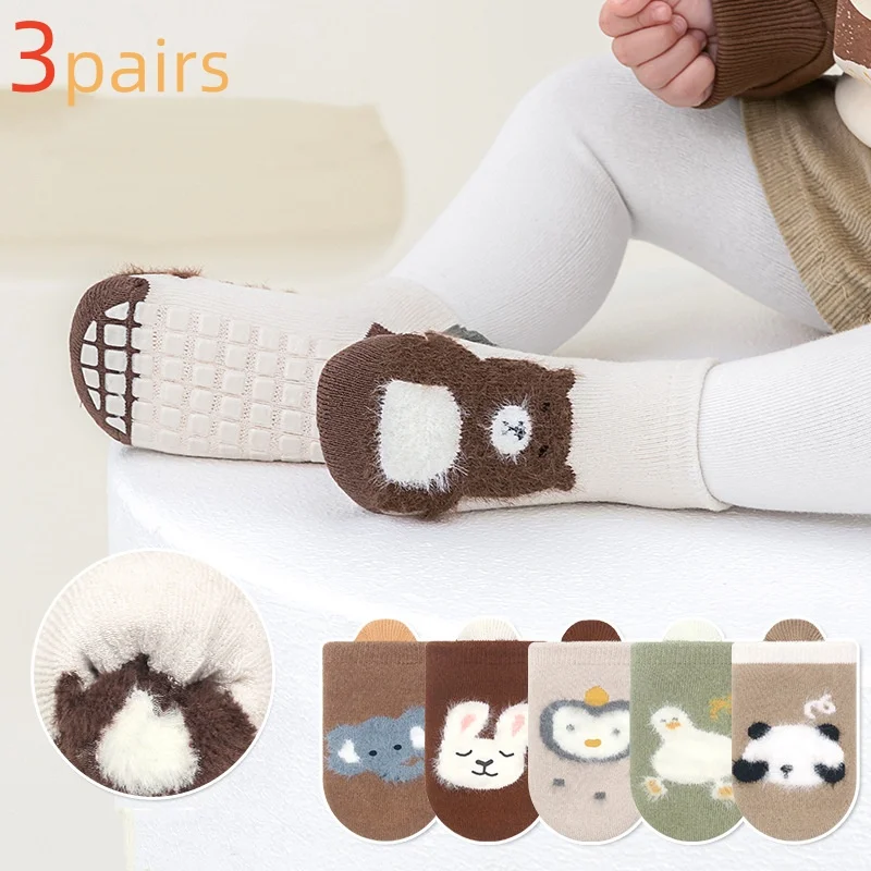 Calcetines antideslizantes de algodón para niños – Cálidos para invierno - imagen 4