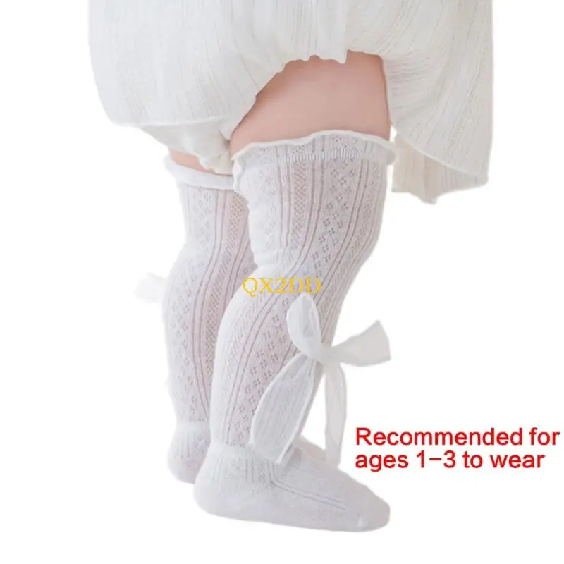 Calcetines altos de encaje transpirable cómodos para niños verano - imagen 4