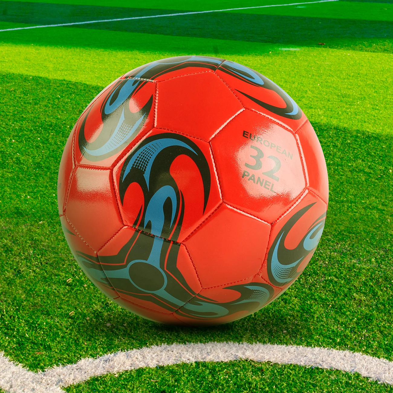 Balón de fútbol infantil rojo para entrenar y jugar - imagen 3