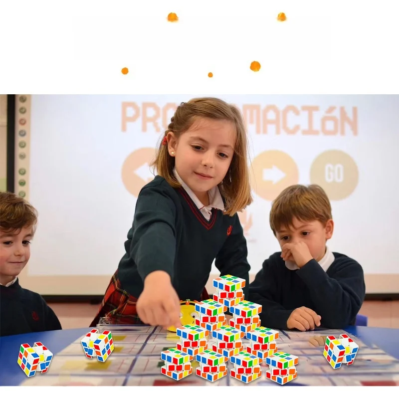 Cubo de Rubik mini de bolsillo para niños, rompecabezas - imagen 5