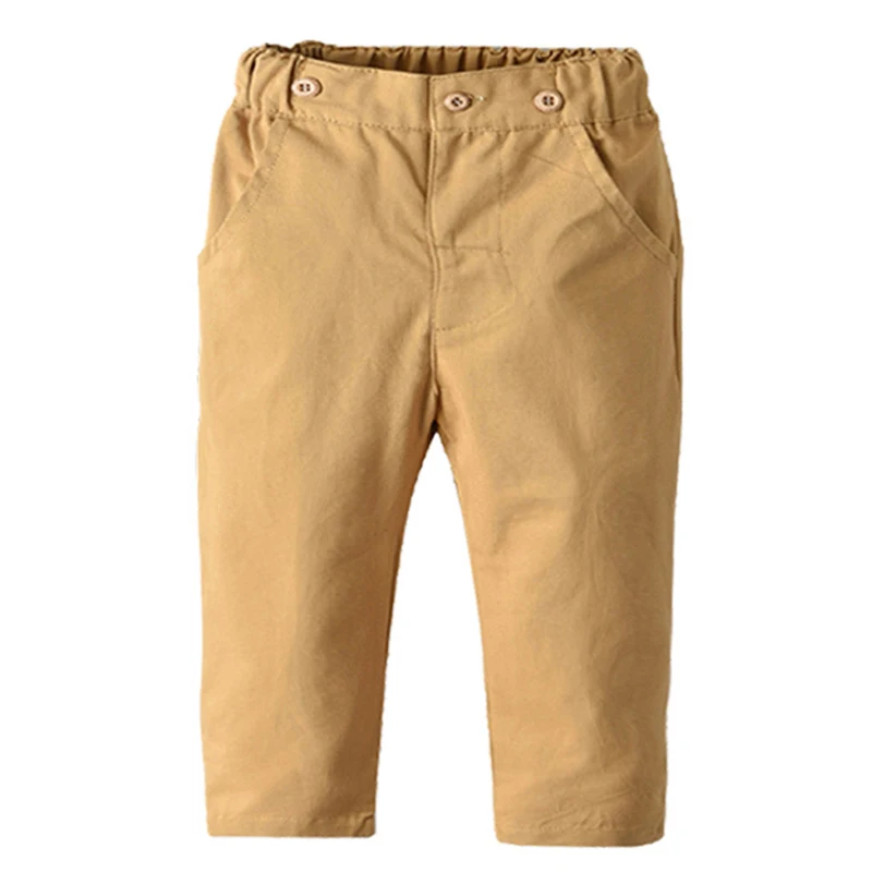 Conjunto de algodón blanco con corbata para niño – Primavera - imagen 5
