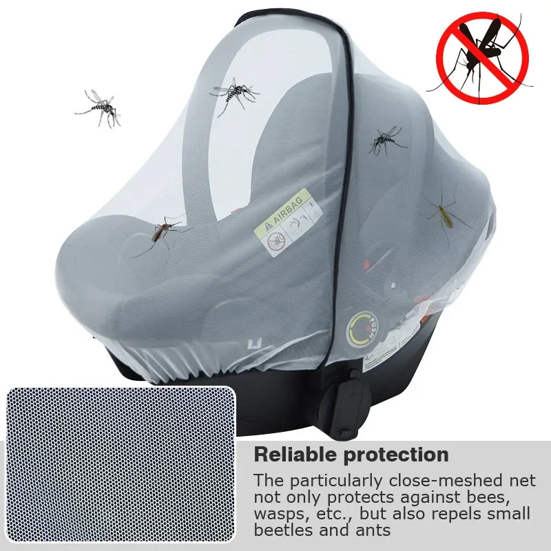 Mosquitera para cochecito de bebé tipo cesta antimosquitos - imagen 4