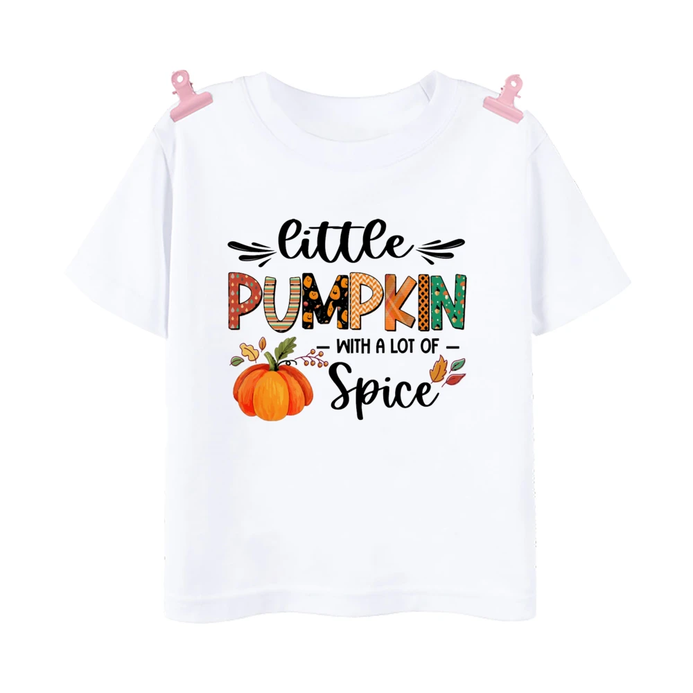 Camiseta Halloween niño – Estampa calabaza otoñal - imagen 4