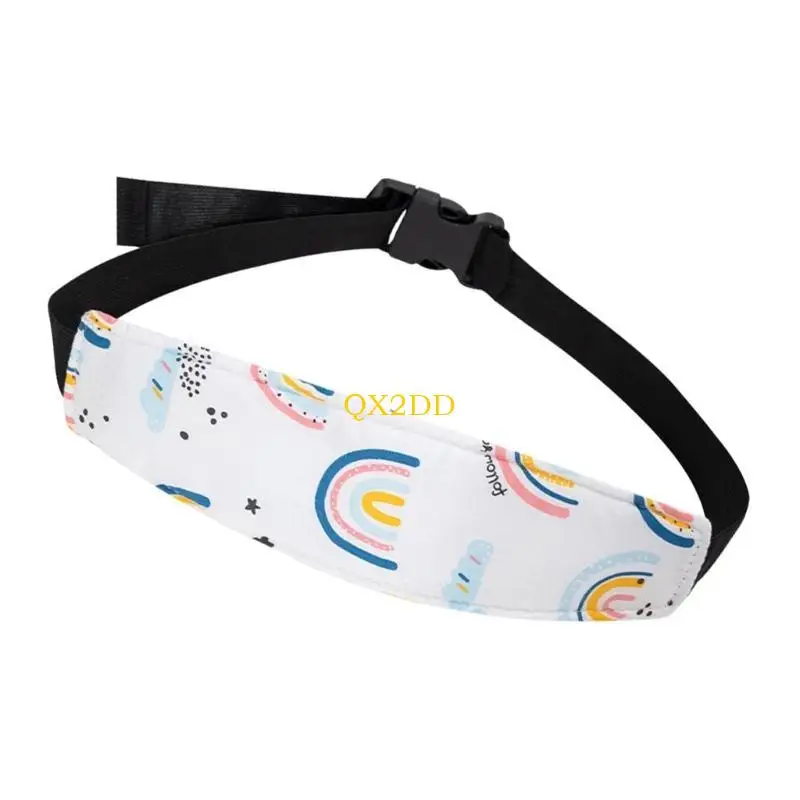 Protector de cuello para coche ajustable de algodón suave neonatal