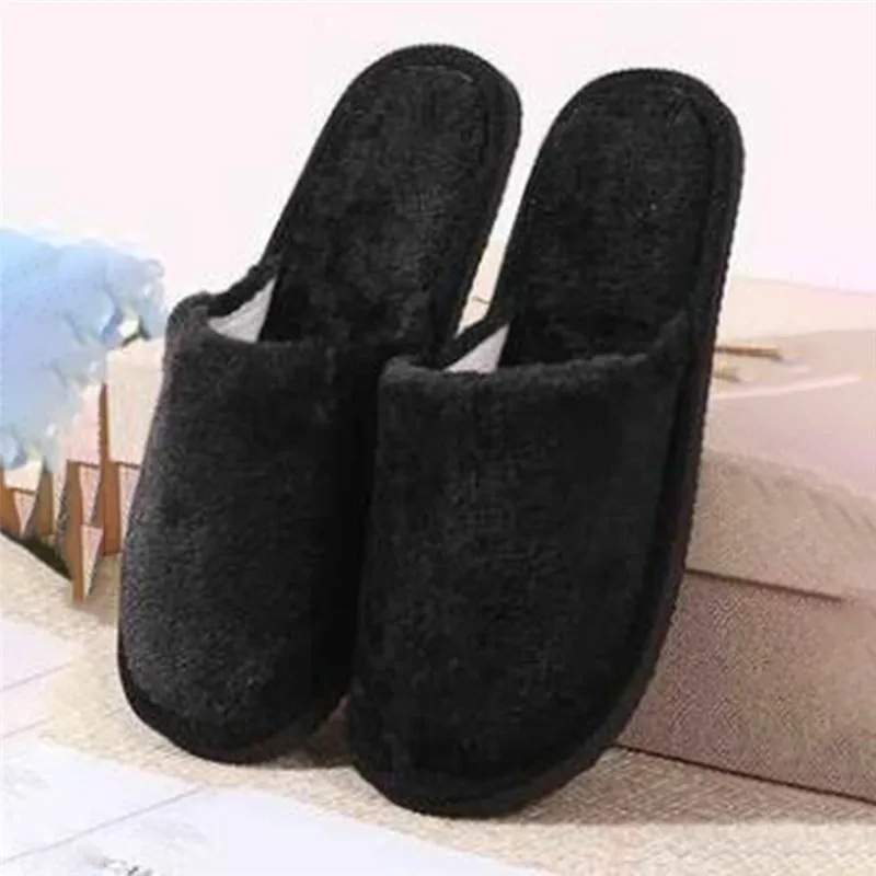 Pantuflas antideslizantes de algodón suaves para casa y dormitorio - imagen 4