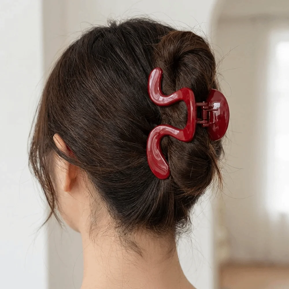Pinza de pelo mate acrílica para coleta infantil casual - imagen 5