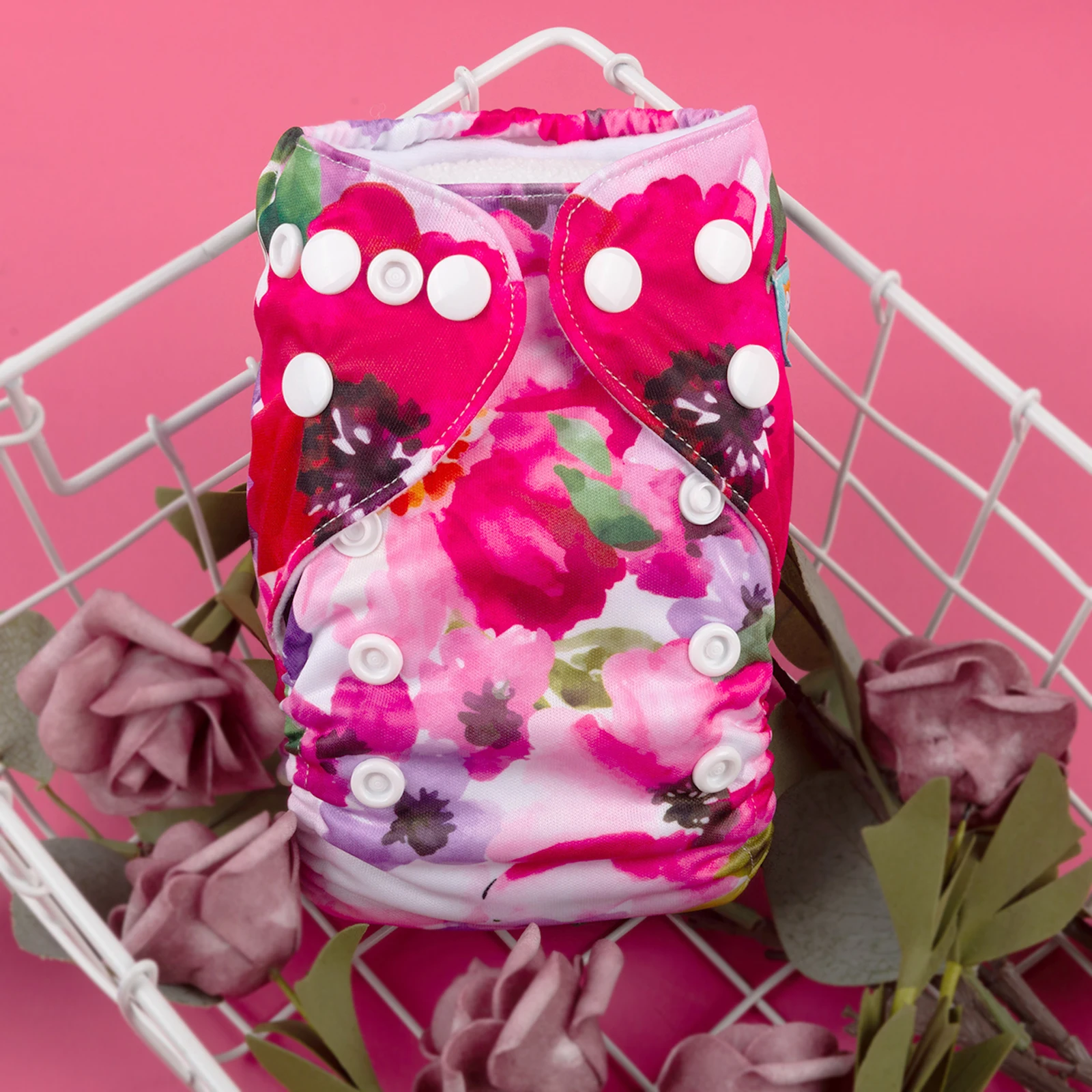 ALVABABY pañales de tela reutilizables con inserciones de bambú - imagen 3