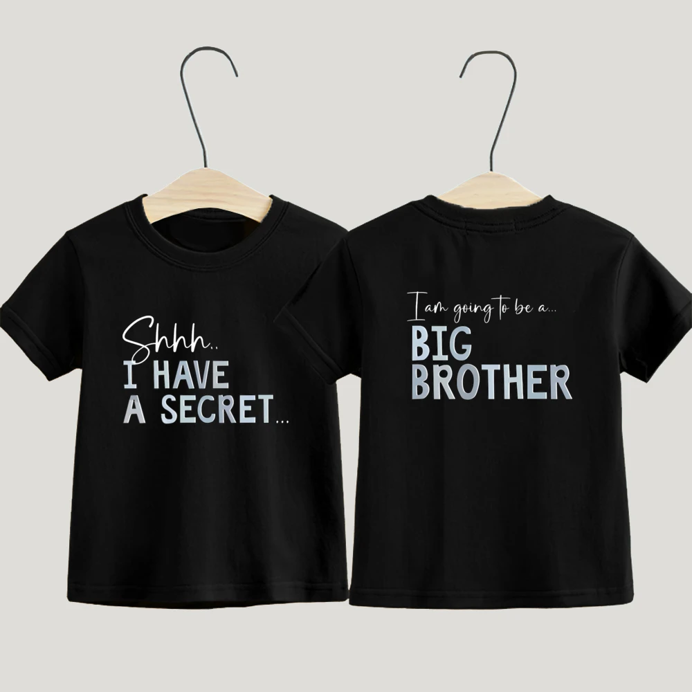 Camiseta hermano mayor para anuncio de embarazo con mensaje - imagen 3