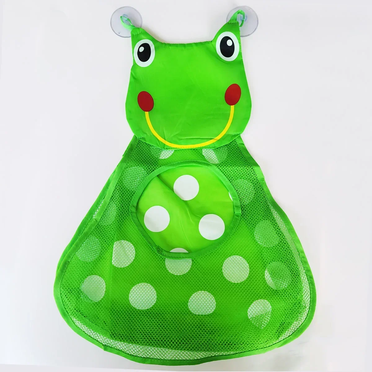 Bolsa de red para juguetes de baño con ventosas – Pato y rana incluidos - imagen 3