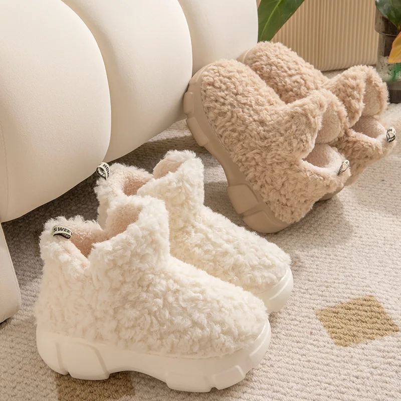 Botas de nieve antideslizantes para niñas con forro de felpa - imagen 4