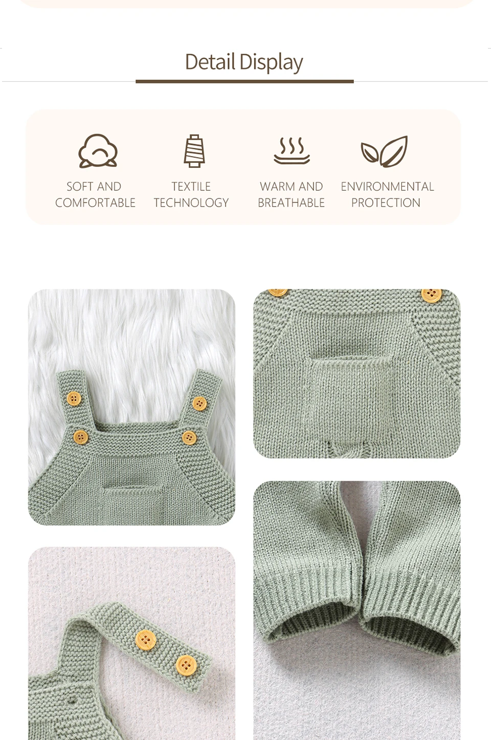 Pelele doblado sobre una cesta de ropa infantil
