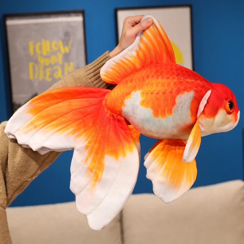 Peluche animal Goldfish Lucky Koi para regalos y decoración