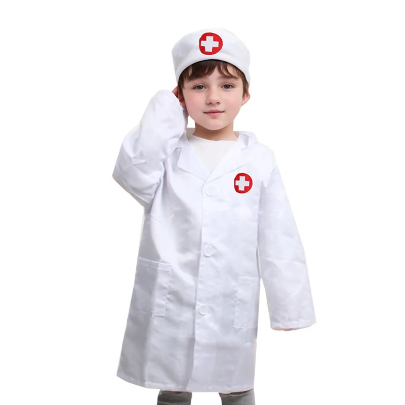Disfraz de médico infantil con estetoscopio simulado para fiestas - imagen 5