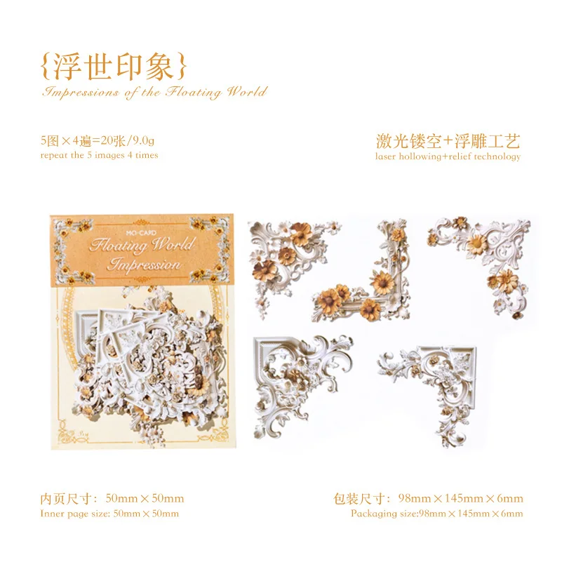 Papel decorativo con recortes de encaje para manualidades - imagen 4