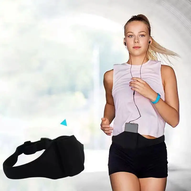 Riñonera deportiva ajustable unisex para correr con teléfono - imagen 4
