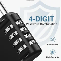 Candado de combinación con teclado para casilleros y vallas