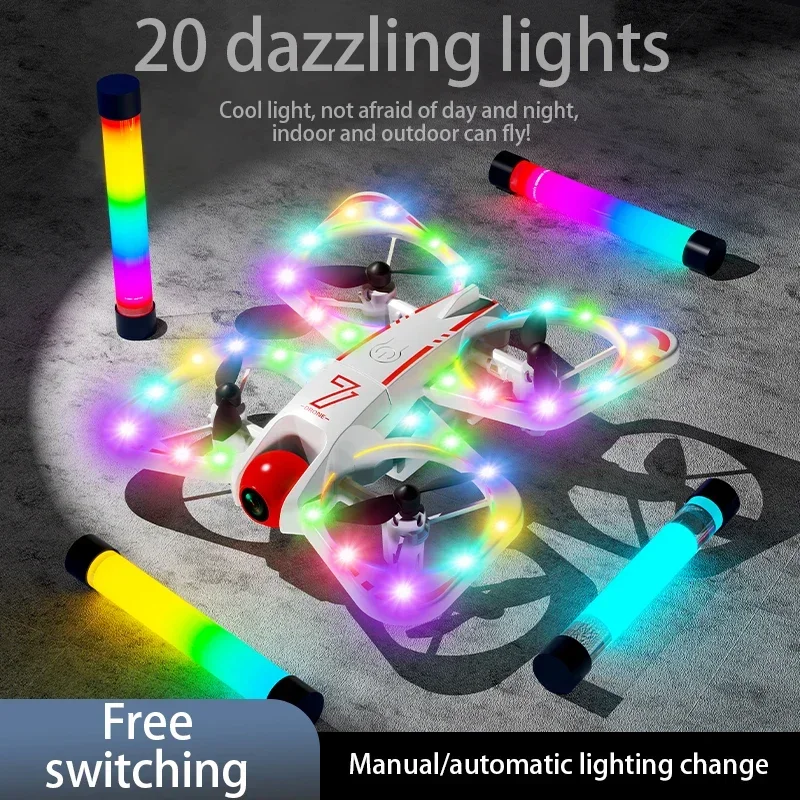 Drone para niños con luces LED de colores y cámara - imagen 4