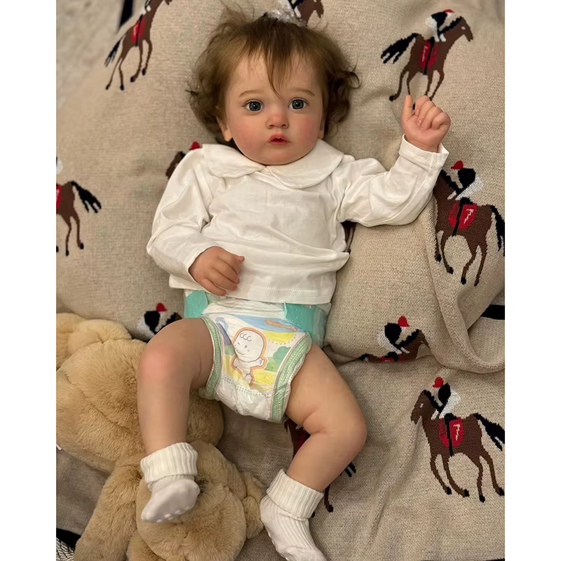 Muñeca Reborn Ayana realista con tacto suave y pelo natural