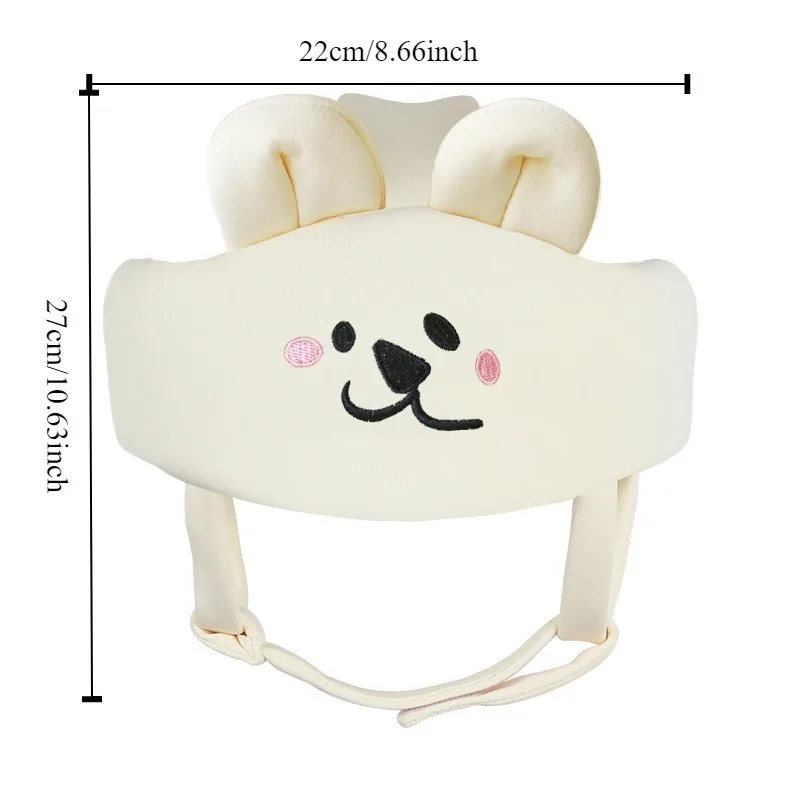 Casco de seguridad para bebés con diseño de conejito - protector - imagen 5
