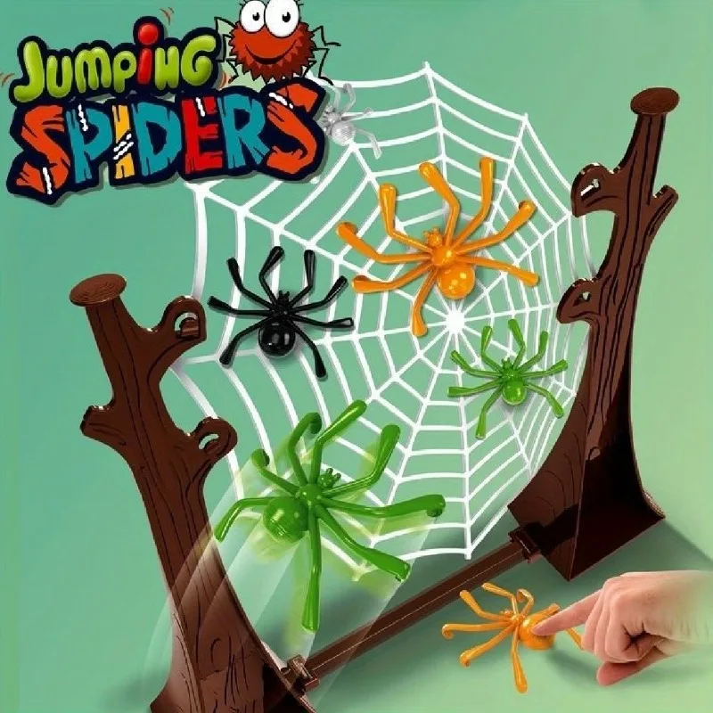 Arañas y telaraña realistas en el juego