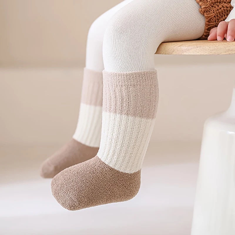 Calcetines de lana antibacterianos suaves para bebé en invierno