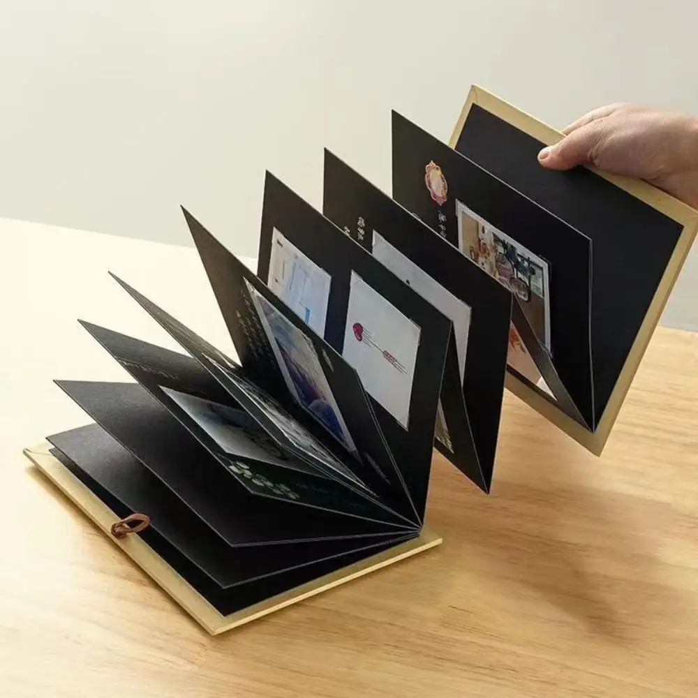 Álbum de fotos acordeón para bebé en papel kraft – Libro recuerdos - imagen 5