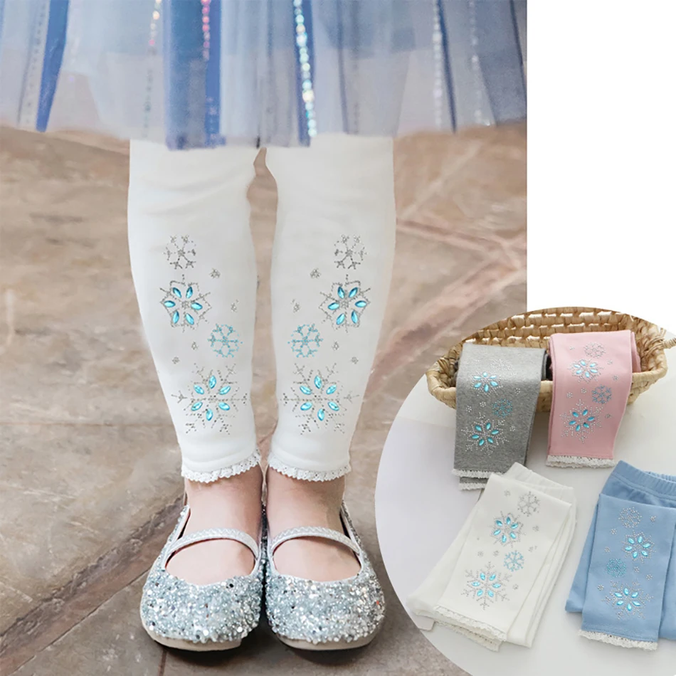 Leggings con aplique de strass para niña - imagen 4