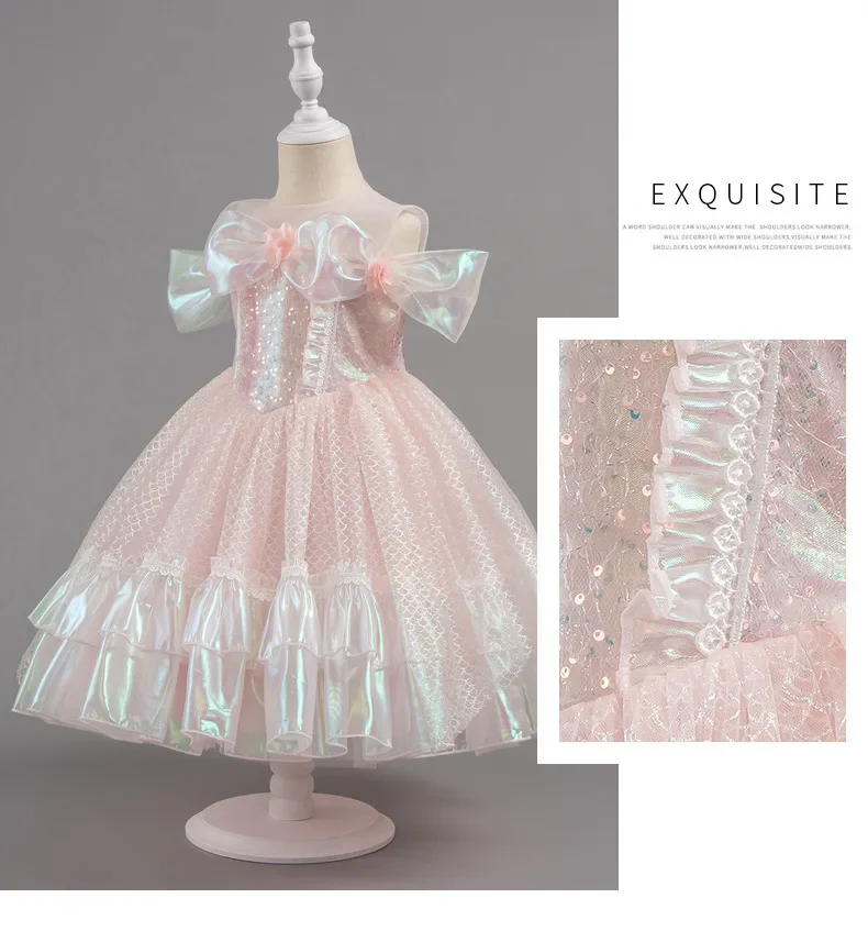 Vestido de princesa retro para niña