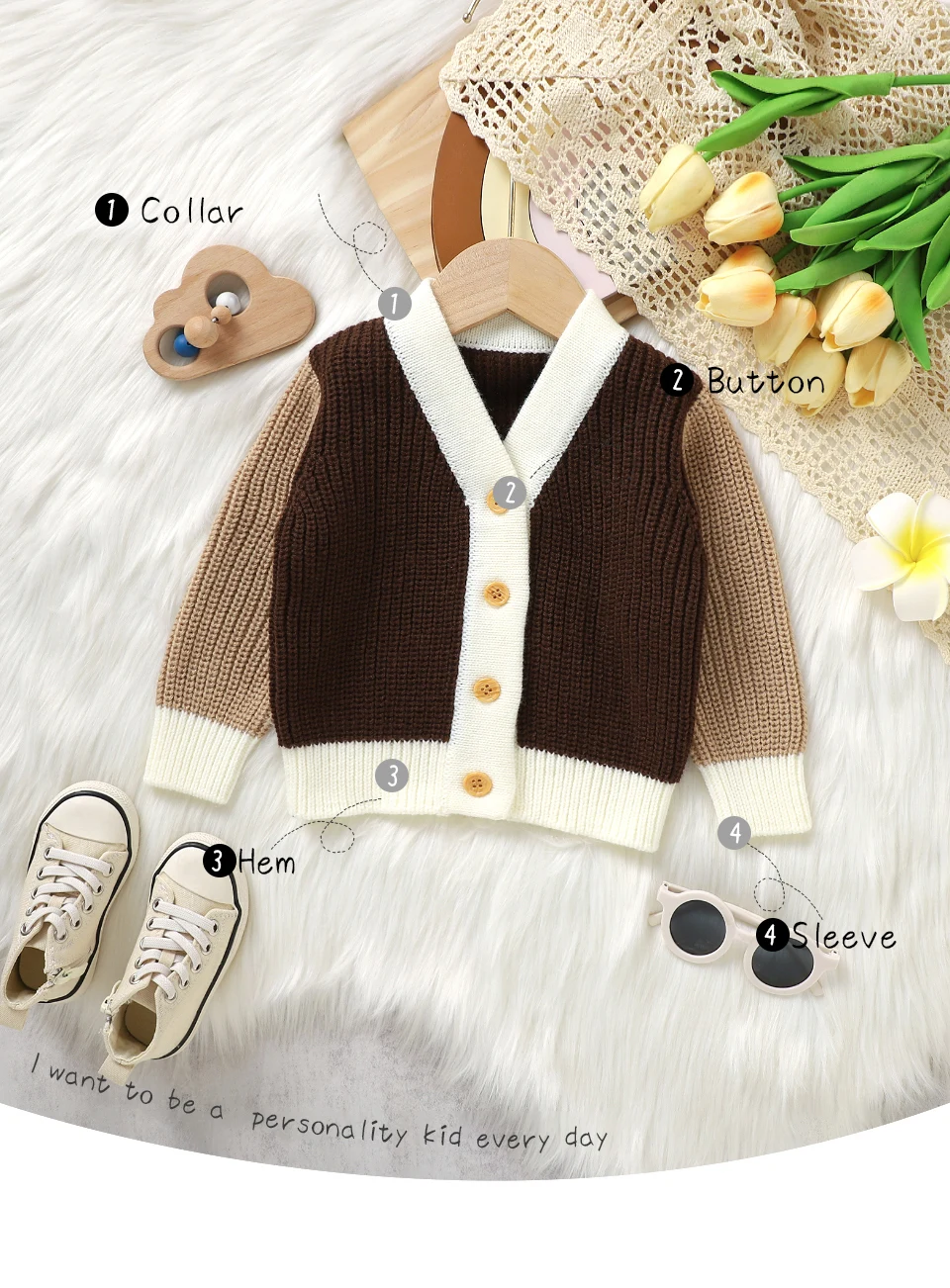 Cómo queda en un look de bebé