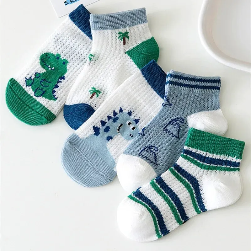 Calcetines infantiles de verano de algodón finos y transpirables - imagen 5