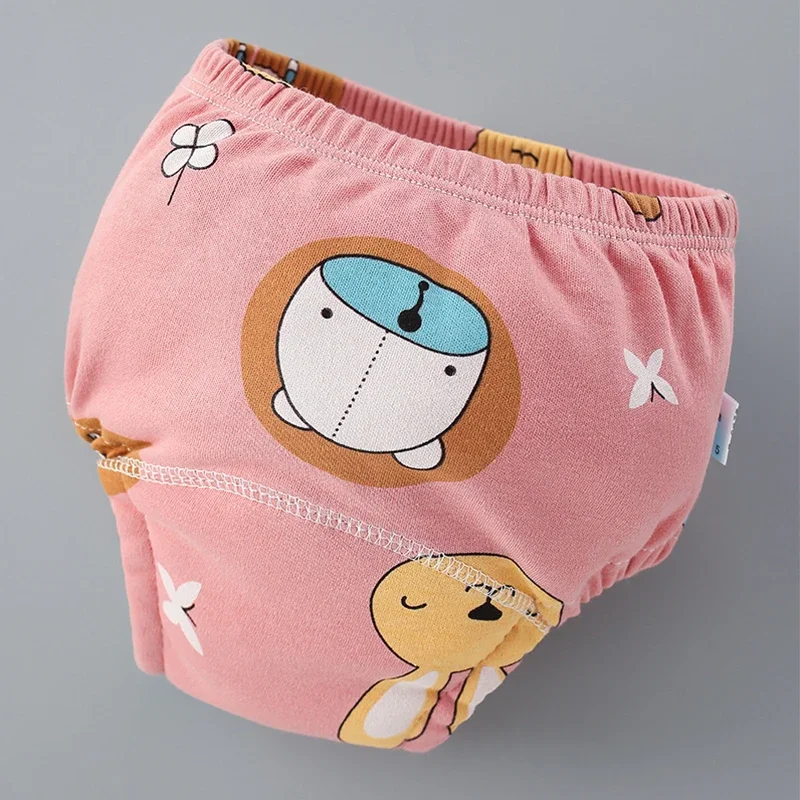 Pañal natación lavable estampado animales bebé ajustable suave