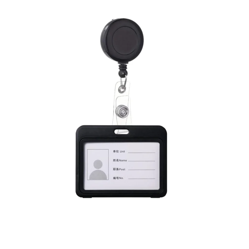 Funda infantil con carrete retráctil para tarjetas