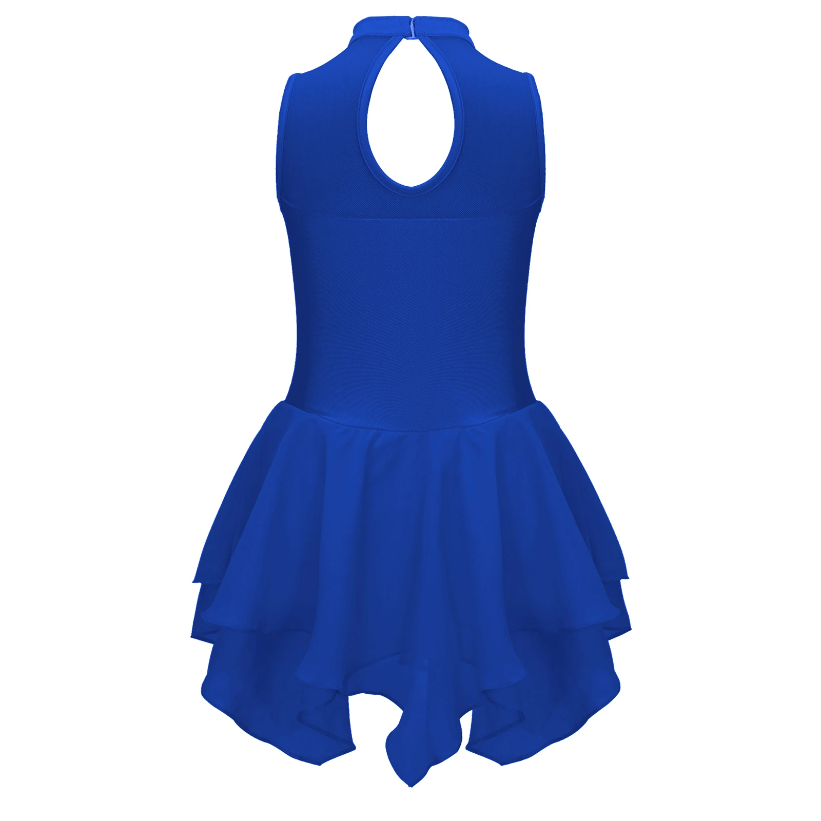 Vestido de patinaje artístico brillante para niñas estilo ballet - imagen 5