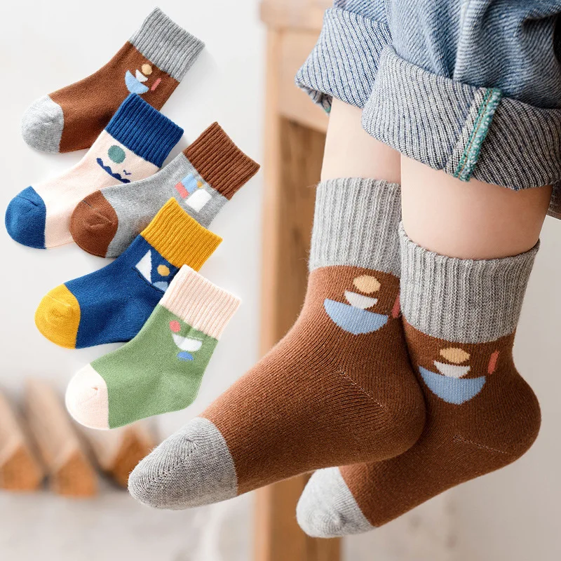 Calcetines de rayas para niños – Algodón transpirable y suave - imagen 5
