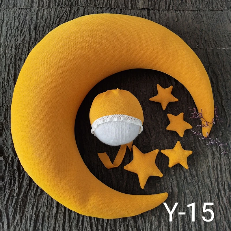 Accesorios de fotografía para recién nacido: almohada media luna - imagen 5