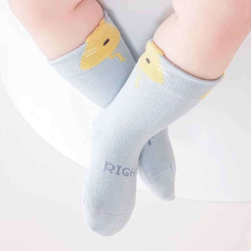Calcetines de algodón para niños tubo medio con estampado - imagen 2