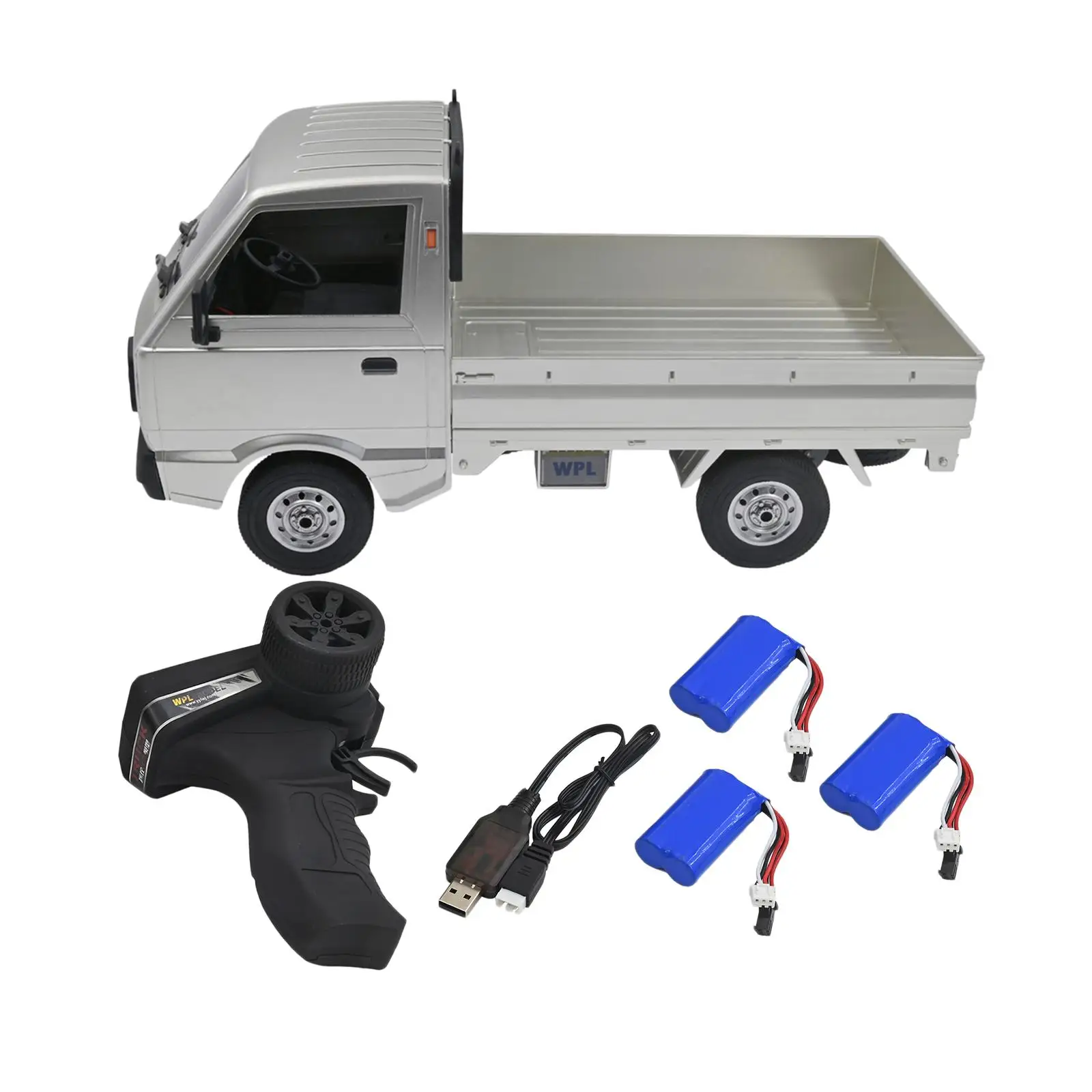 Camioneta RC D12 teledirigida para derrape eléctrica, motor potenciado - imagen 2