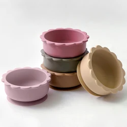 Cuenco con ventosa anti derrame para bebés – Alimentación complementaria