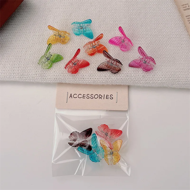 Pinza de pelo mariposa de colores para niña, hada floral - imagen 2