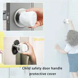 Protector de manilla de puerta para bebés QX2D – Antigolpes a prueba de niños