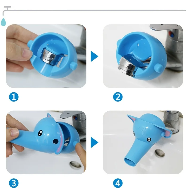 Extensor de grifo para que niños alcancen el lavamanos - imagen 3