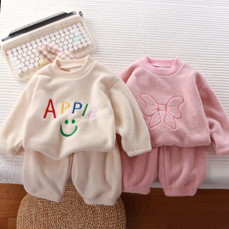 Conjunto pijama franela invierno niños dos piezas - imagen 4